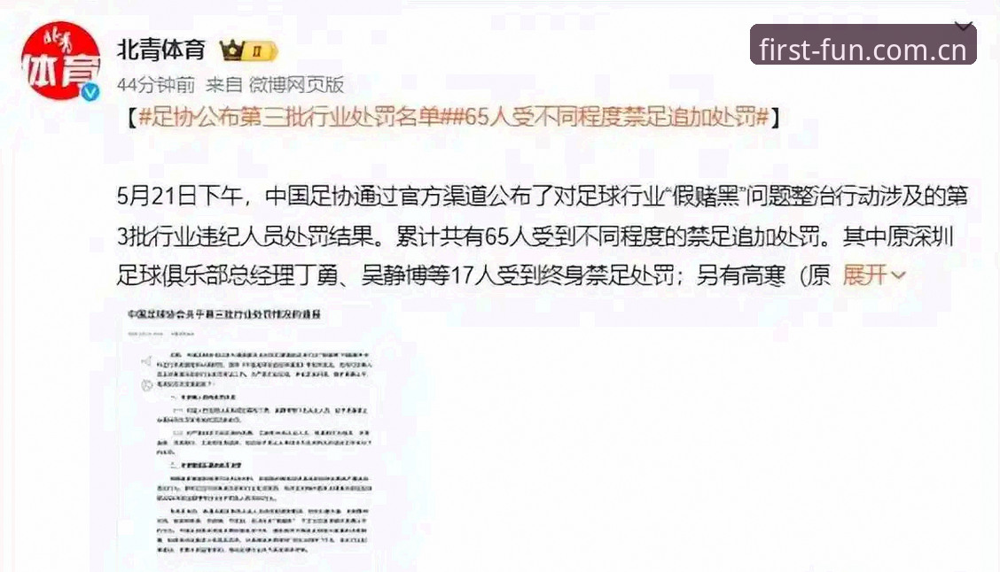 中国足协第三批禁足名单深度评测：从行业震荡看体育诚信危机
